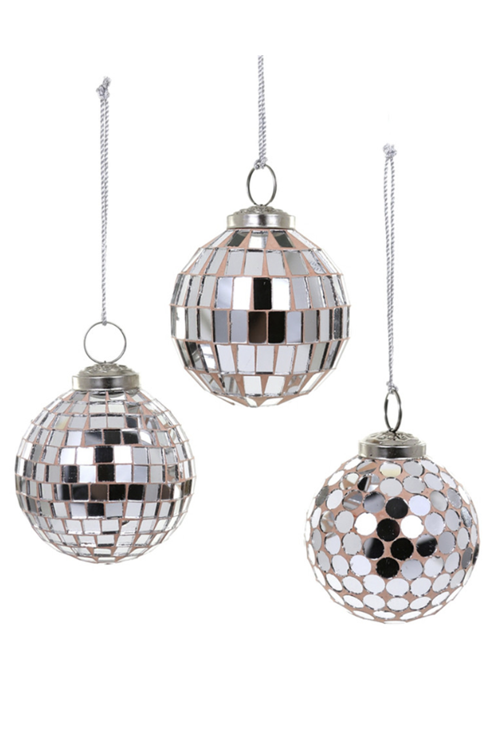 Funky Ornament - Disco Ball Pink