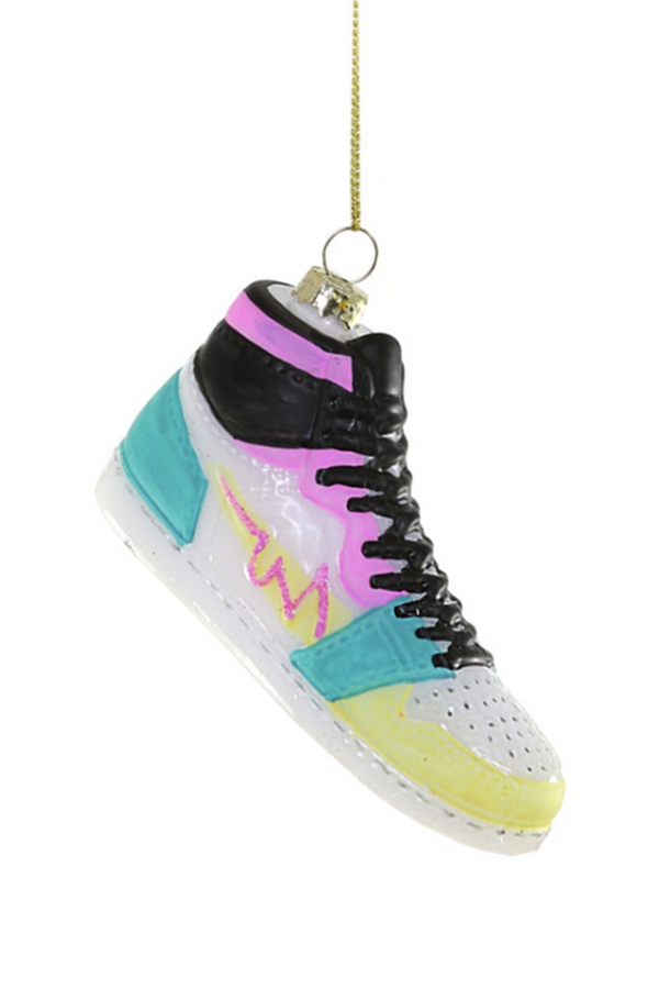 Glass Ornament - High Top Sneaker