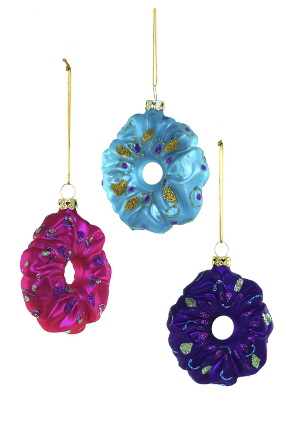 Glass Ornament - Scrunchie Color