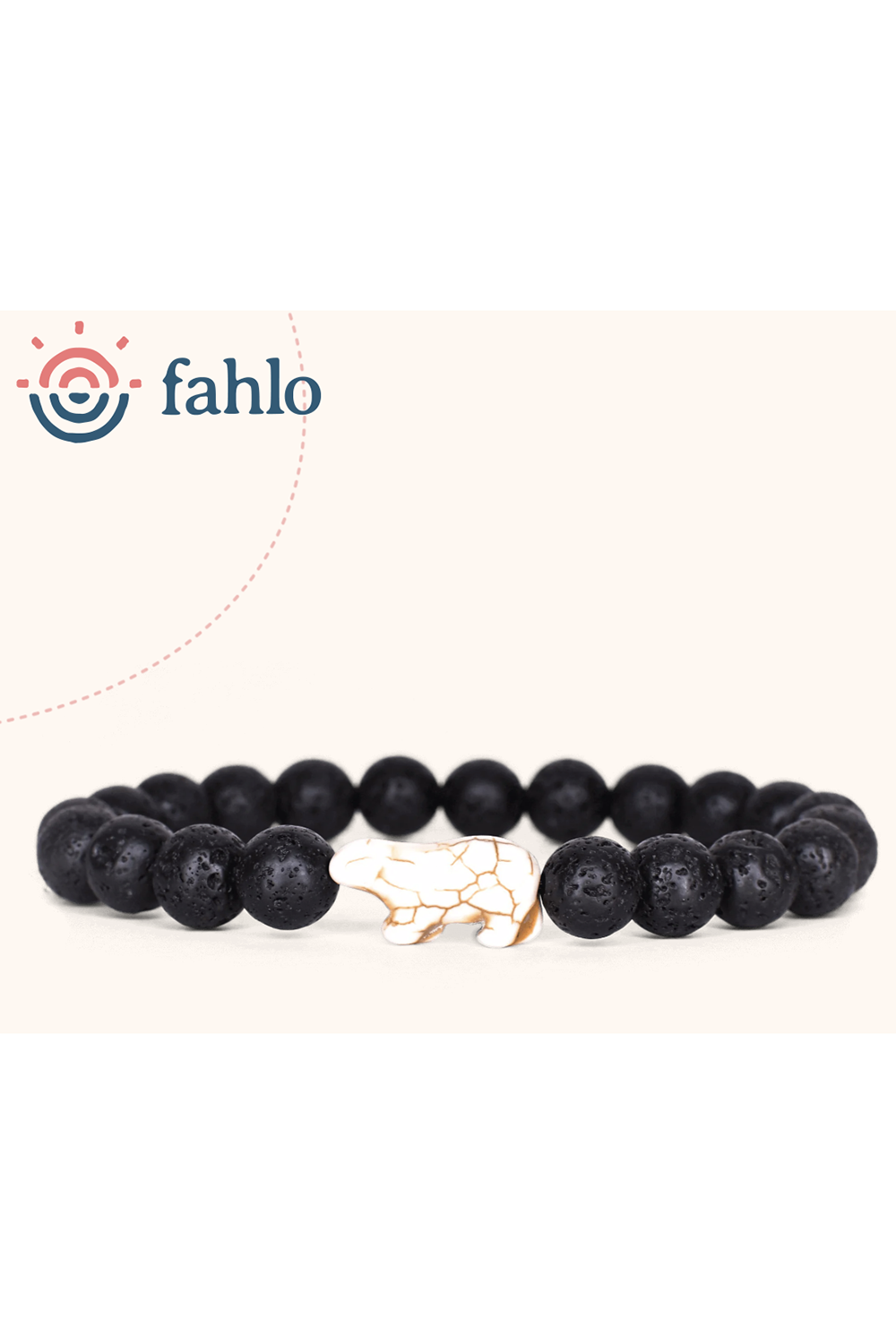Fahlo Venture Bracelet - Lava Stone