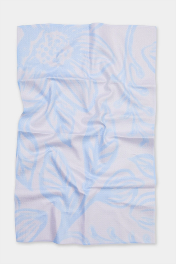 Geometry Kitchen Tea Towel - Something Blue