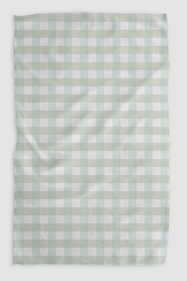 Geometry Kitchen Tea Towel - Table for Two Neutral