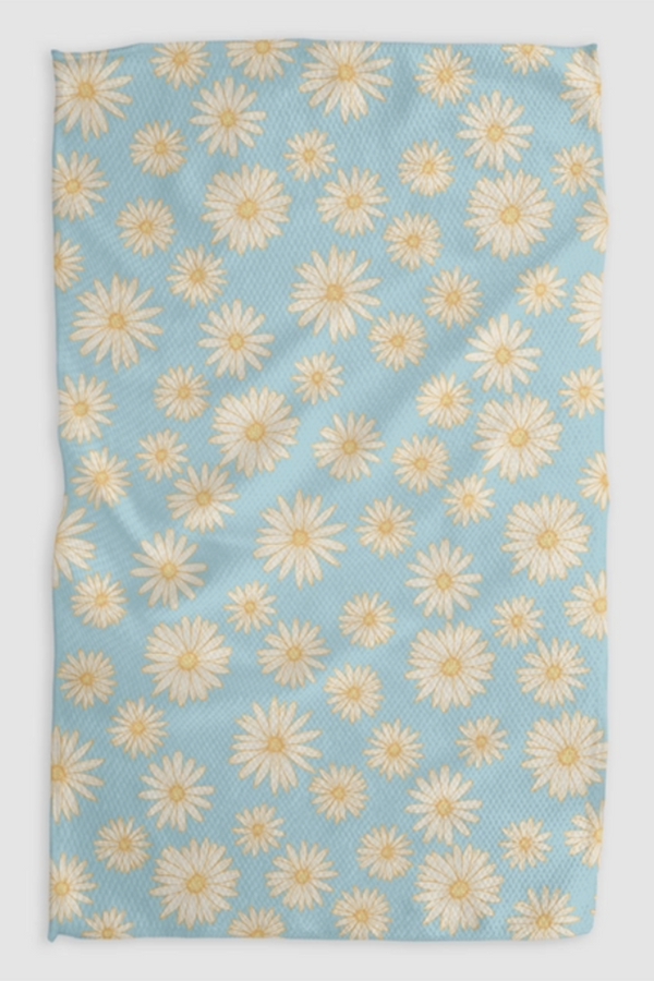 Geometry Kitchen Tea Towel - Daisy Days Colors