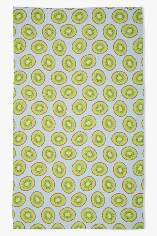 Geometry Kitchen Tea Towel - Sweet Kiwi