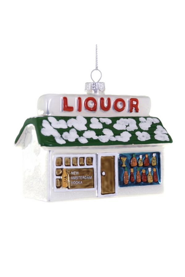 Glass Ornament - Liquor Store