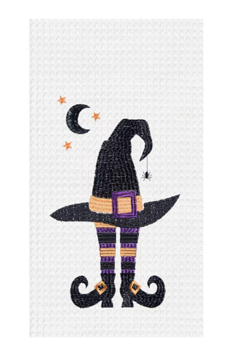 Halloween Waffle Kitchen Towel - Witchy Hat