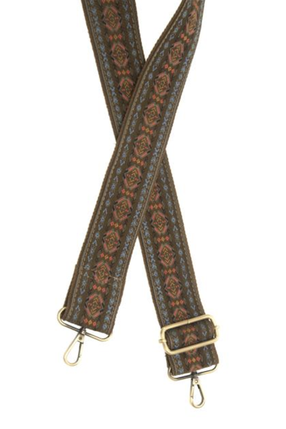 Joy Guitar Strap - Rugged Diamonds Khaki