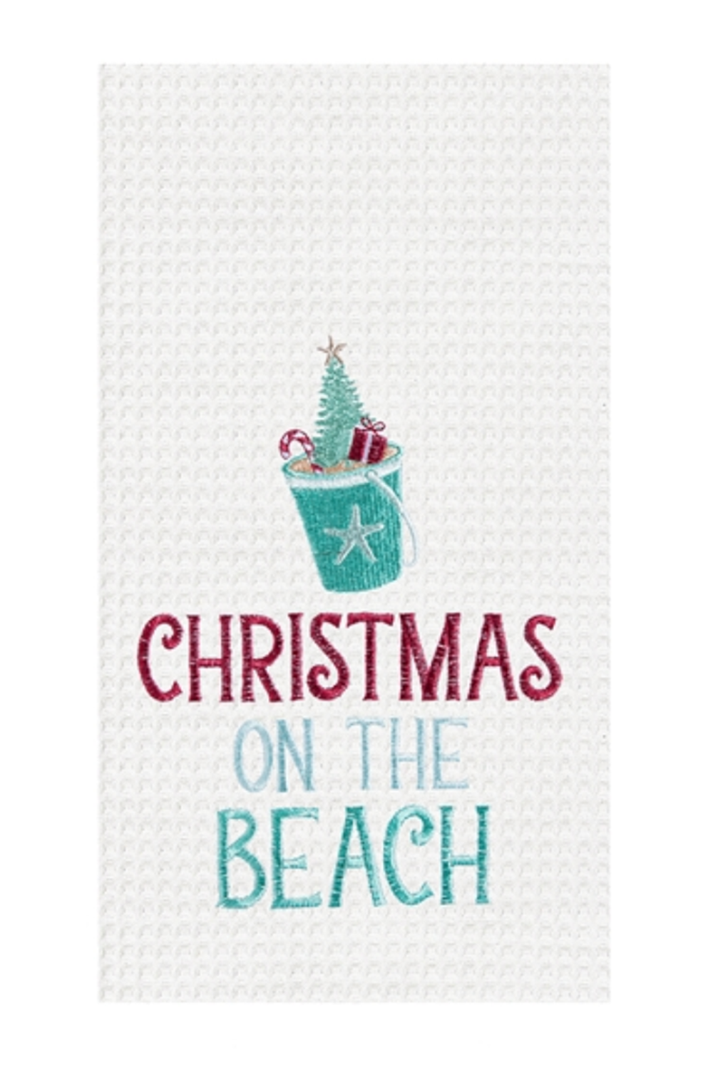 BEACHY CHRISTMAS KITCHEN TOWELS