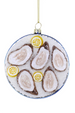 Glass Ornament - Plated Oysters on Ice