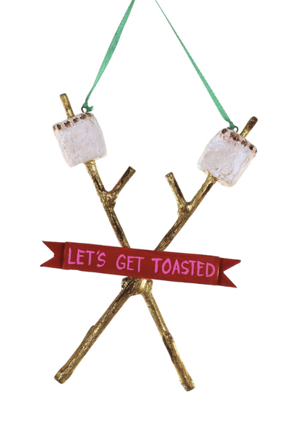 Funky Ornament - Let's Get Toasted Marshmallows