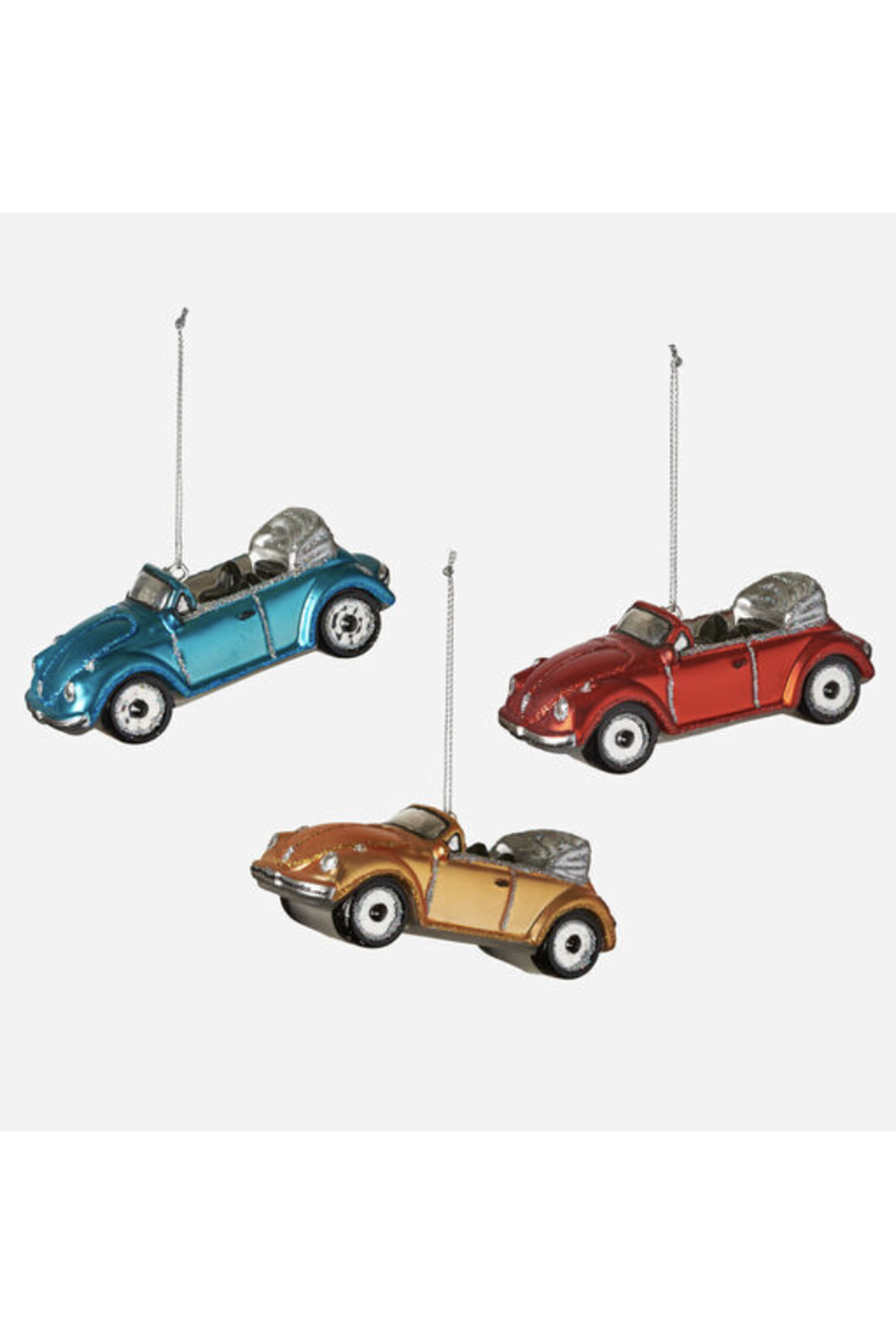 Glass Ornament - Cartoon Convertible