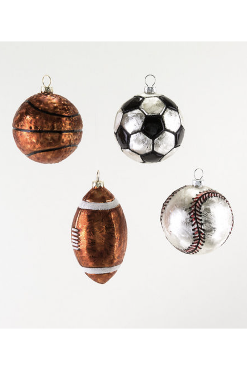 Glass Ornament - Big Kid Sports Ball