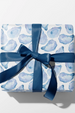 Trendy Wrapping Paper Sheets - Drawn Mussel / Oyster Shells