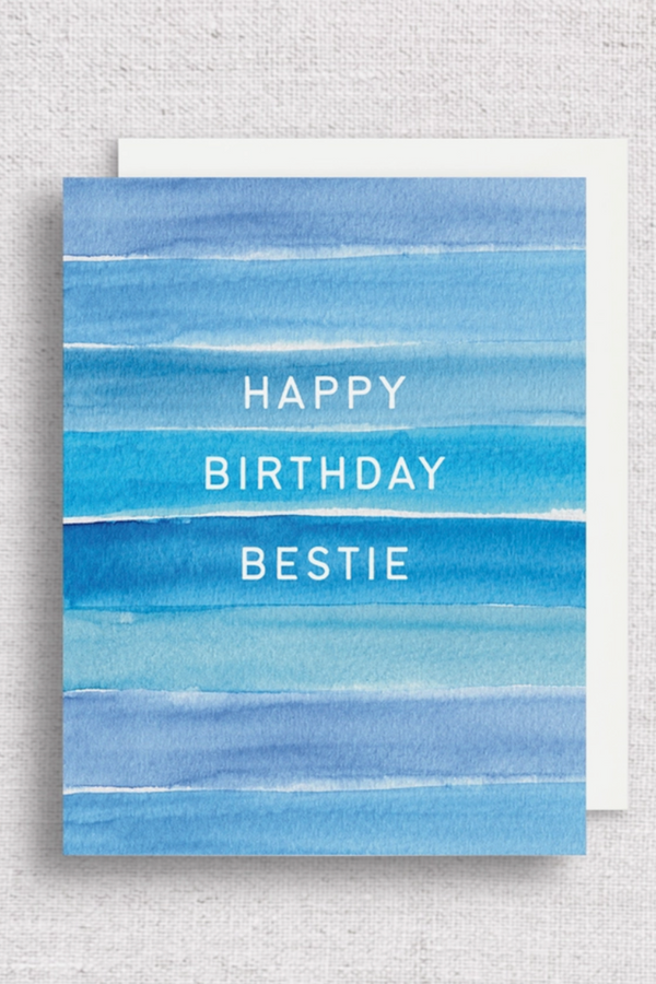 GT Birthday Greeting Card - Bestie
