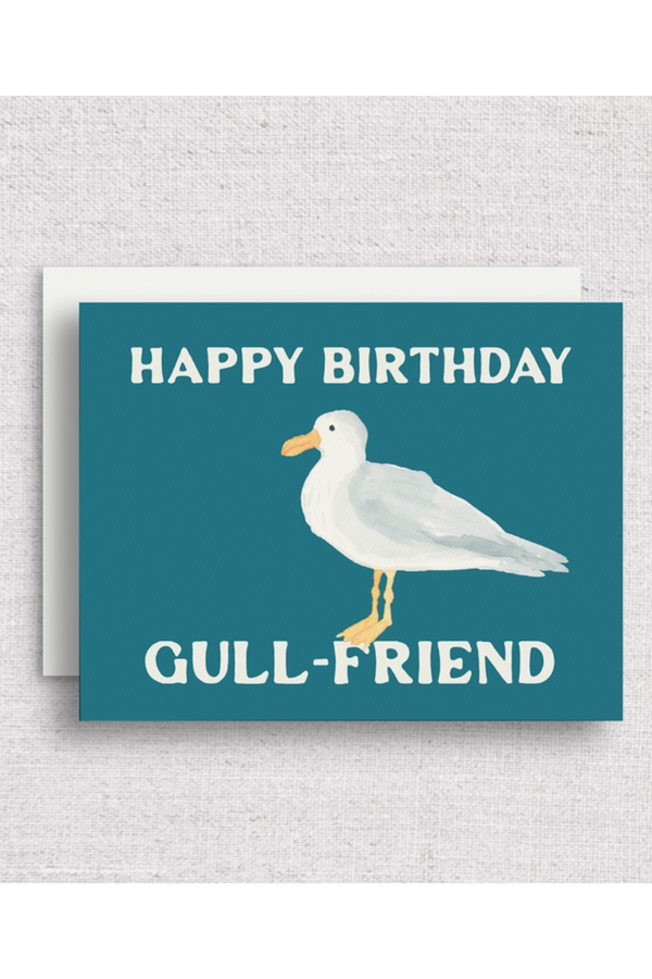 GT Birthday Greeting Card - Gull-Friend