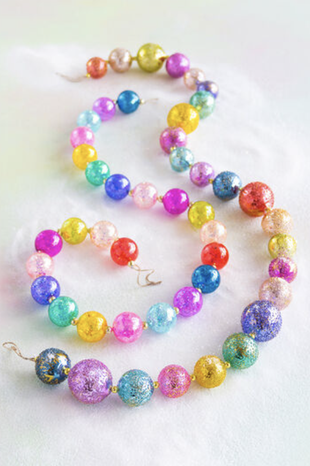 Glass Rainbow Stubble Garland