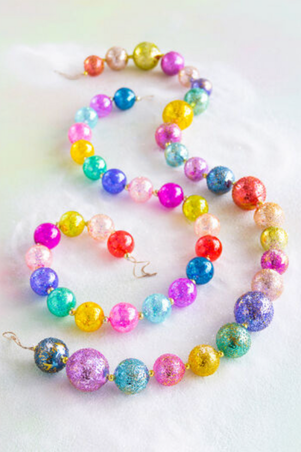 Glass Rainbow Stubble Garland