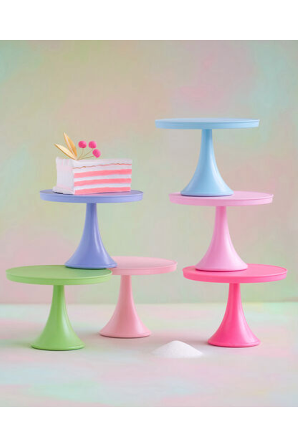 Rainbow Cake Plate