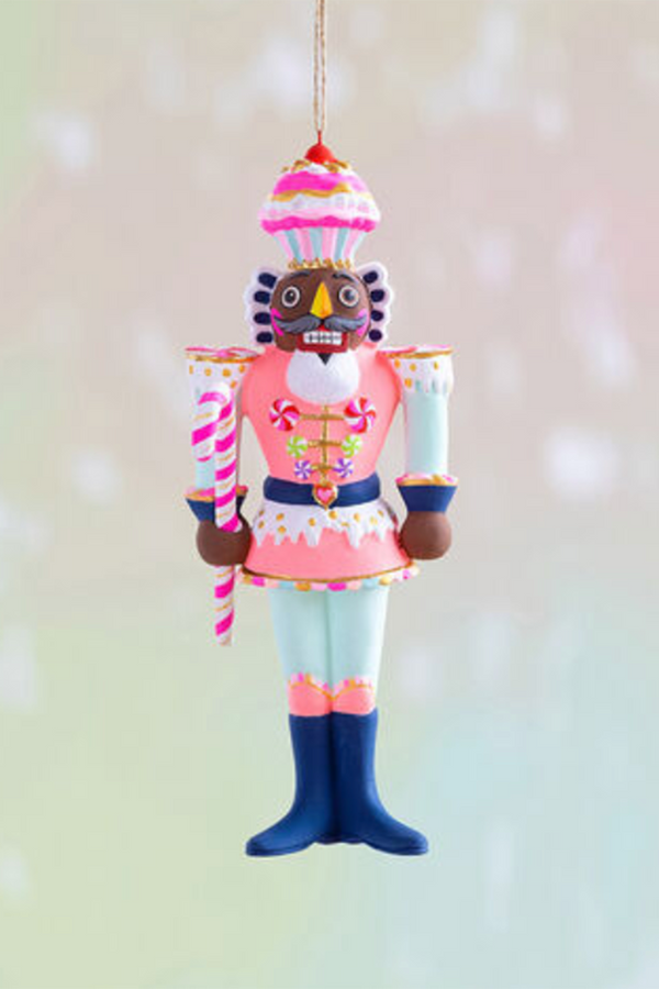 Resin Ornament - Black Colonel Cupcake