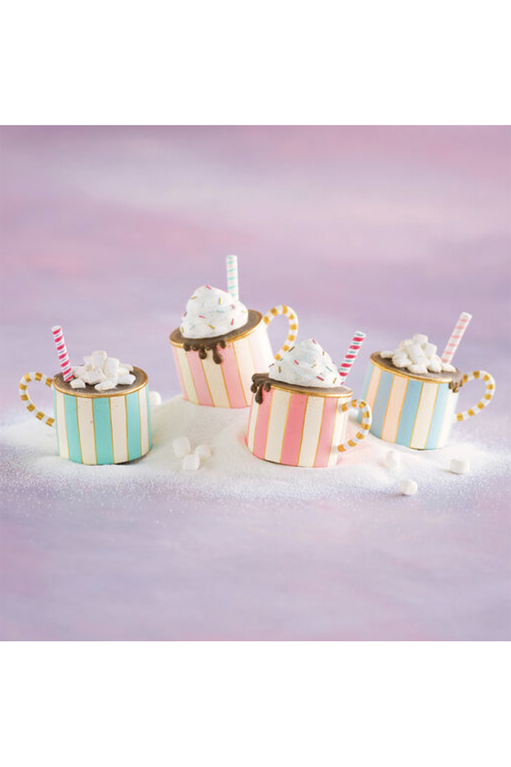 Funky Ornament - Striped Hot Chocolate