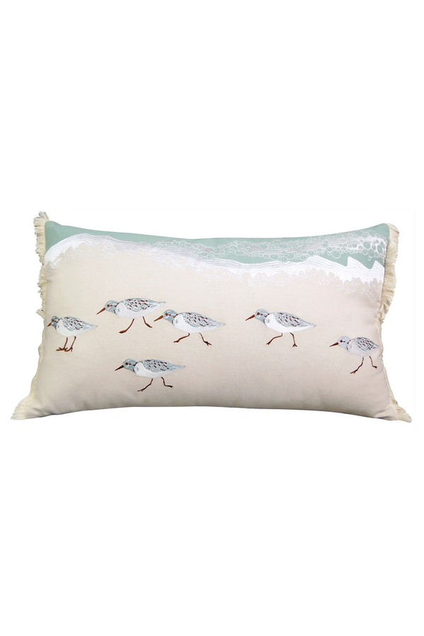 Lumbar Pillow - Sandpipers