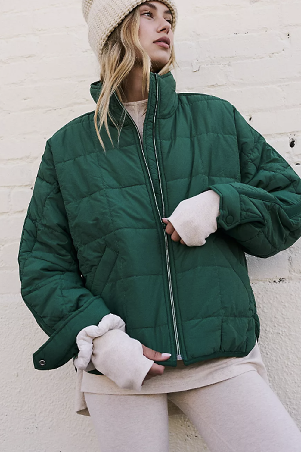 FP Pippa Puffer Jacket - Viridian Green