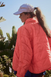 FP Pippa Puffer Jacket - Neon Coral