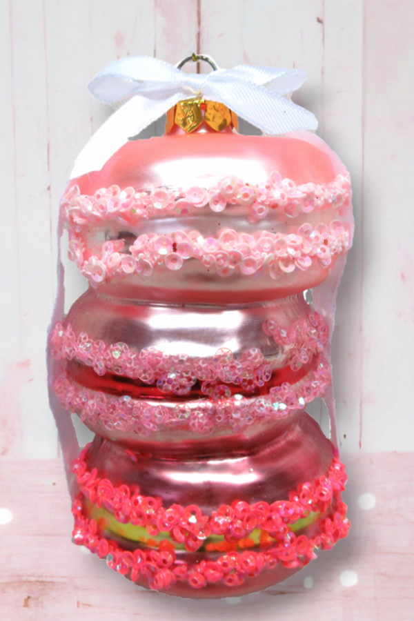 Funky Ornament - Stacked Macarons