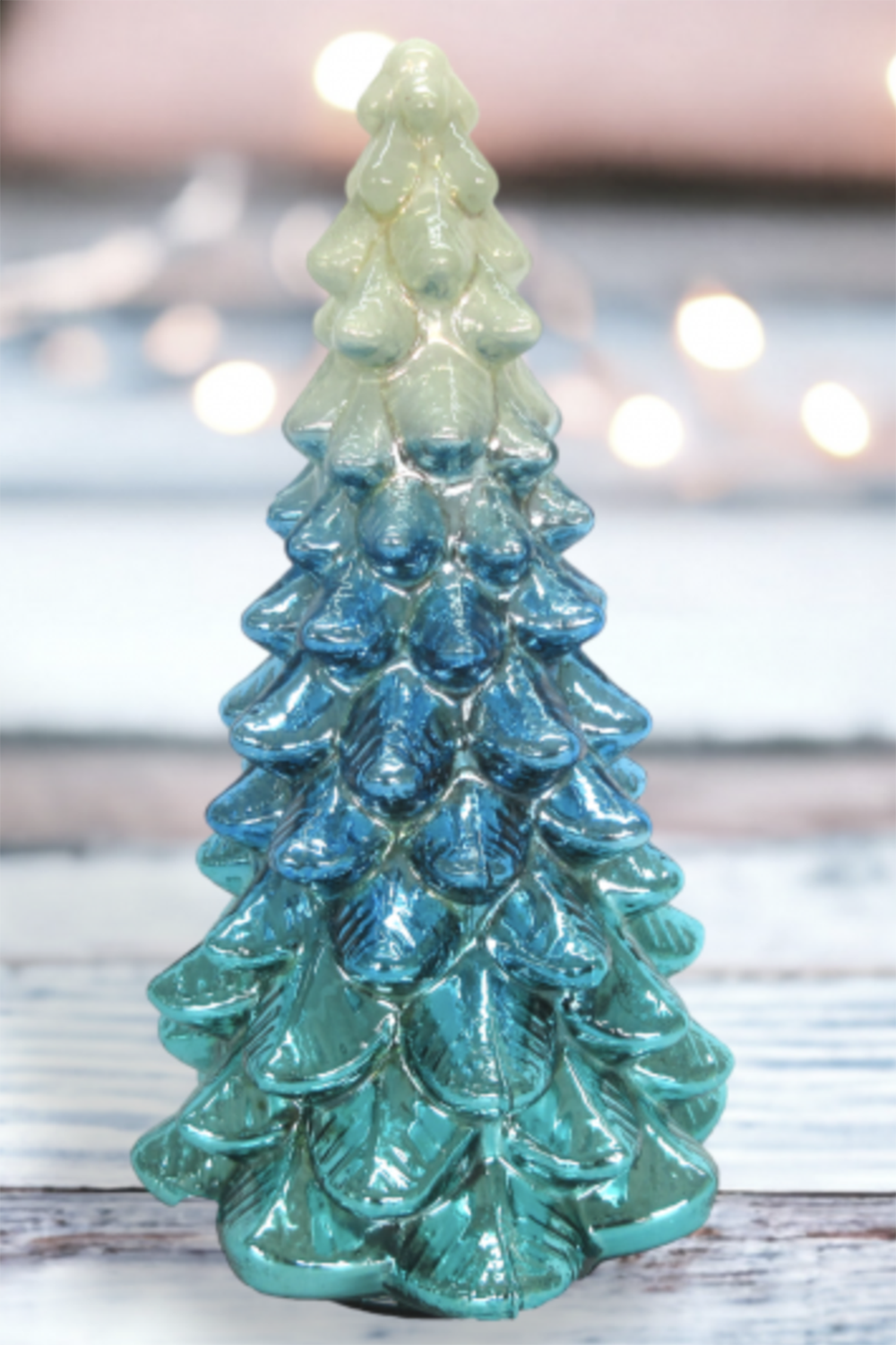 Ombre Blue Tree Decor