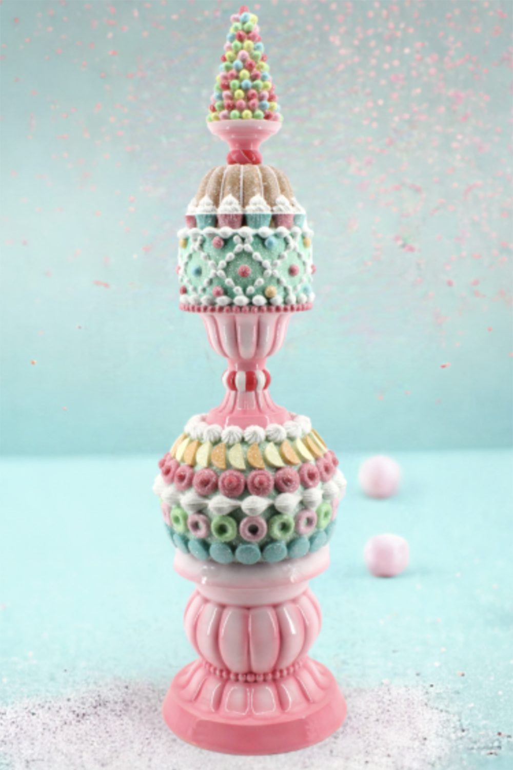 Potted Candy Tree Figure