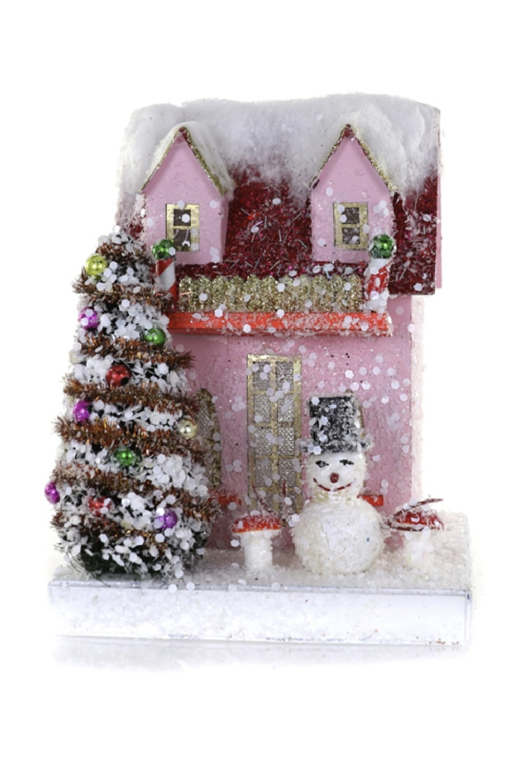 Whimsical Village House - Snowman Cottage