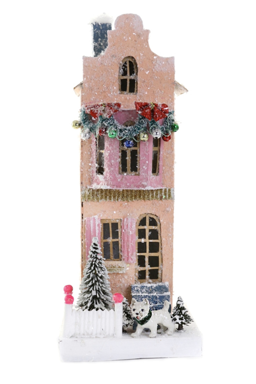 Whimsical Village House - Pink Townhouse