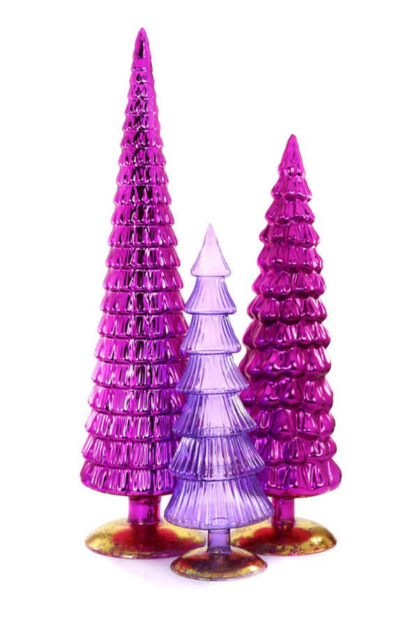 LARGE Glass Hue Tree - Violet