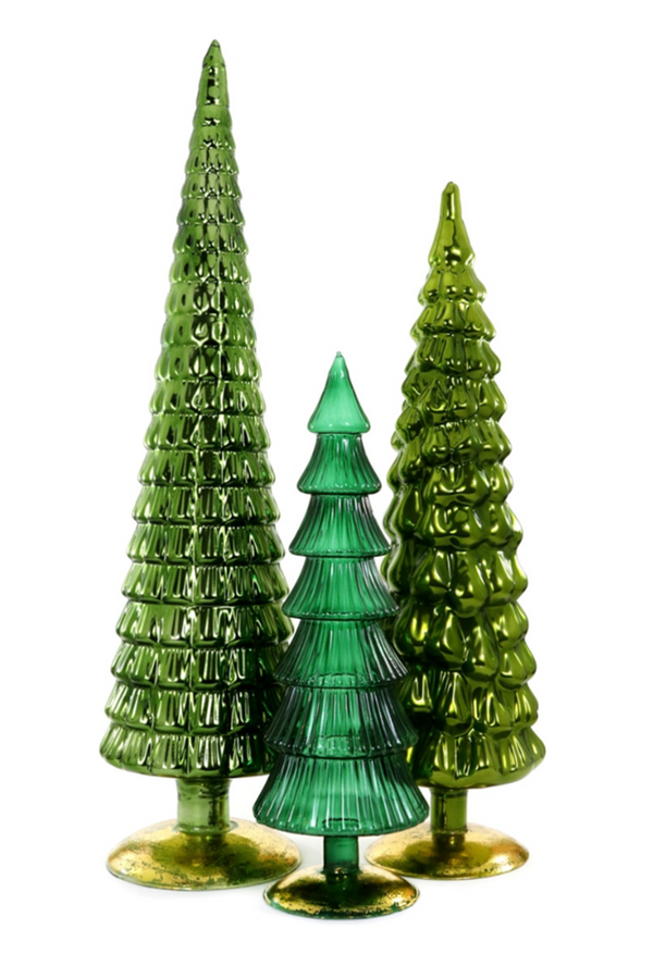 LARGE Glass Hue Tree - Green