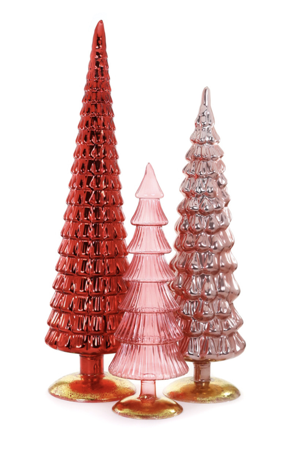 LARGE Glass Hue Tree - Red