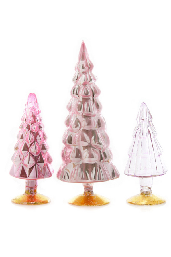 SMALL Glass Hue Tree - Pink