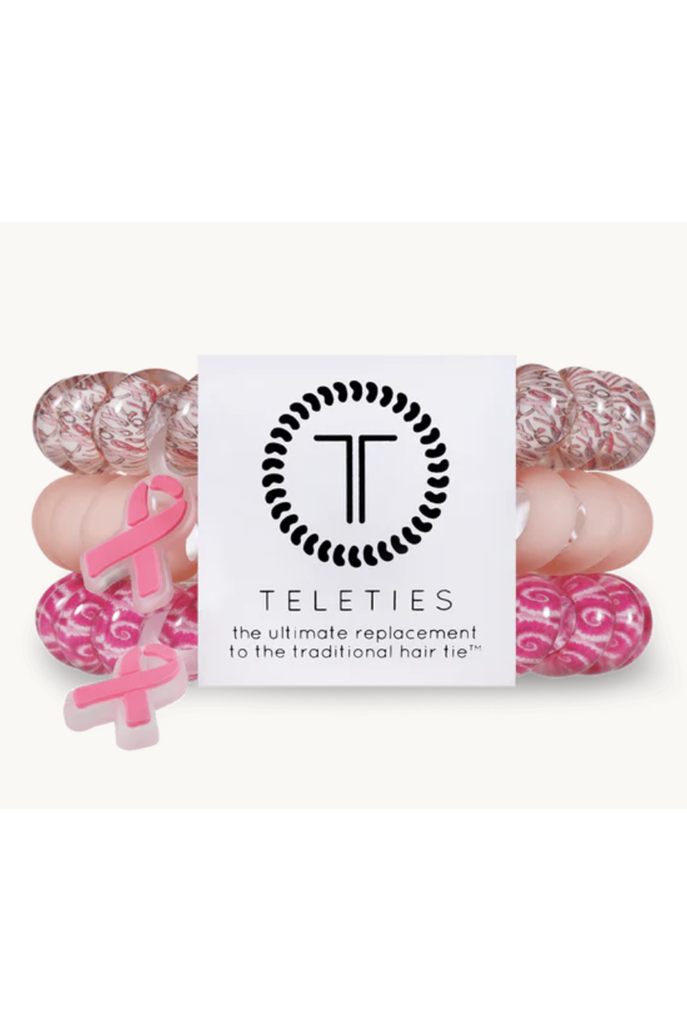 Teleties Hair Ties - I Pink I Can