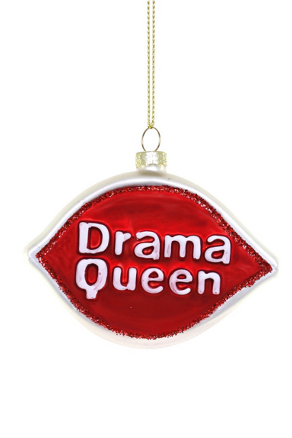 Glass Ornament - Drama Queen