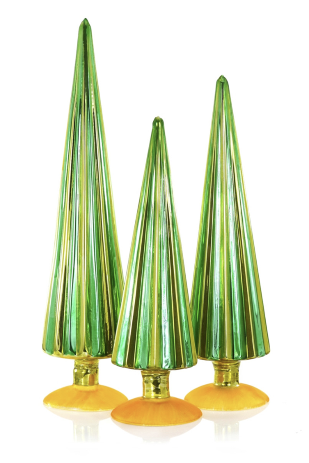 CDY Pleated Tree - Green Gold