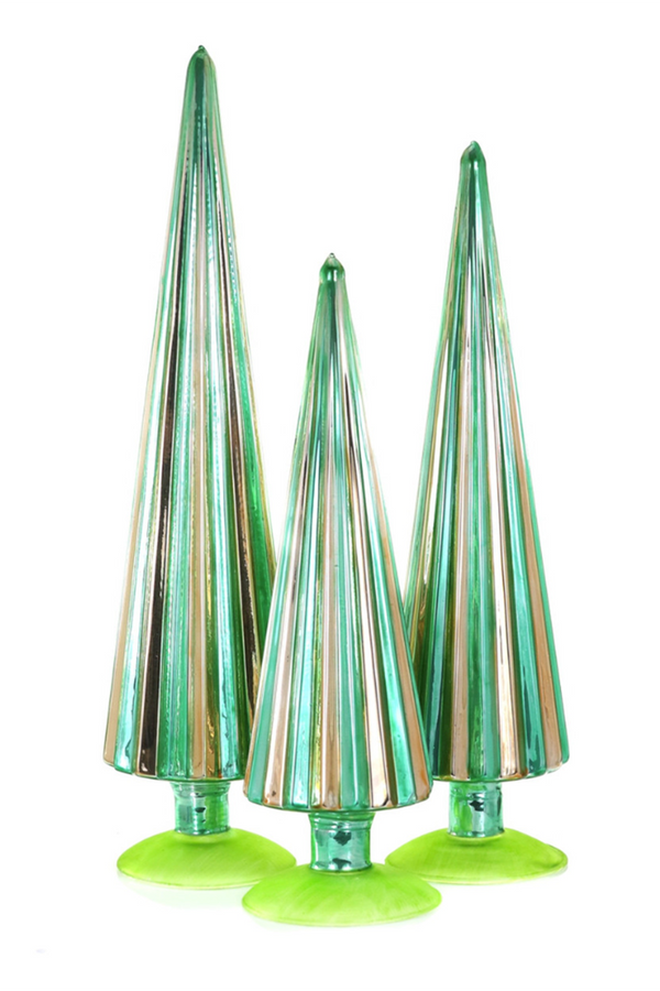 CDY Pleated Tree - Green Copper