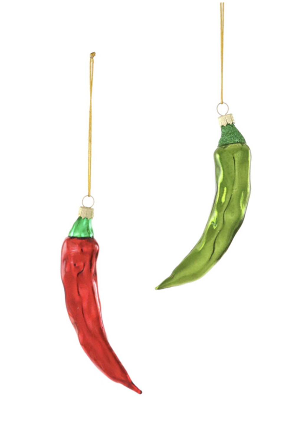 Glass Ornament - Jalapeno Chili Pepper