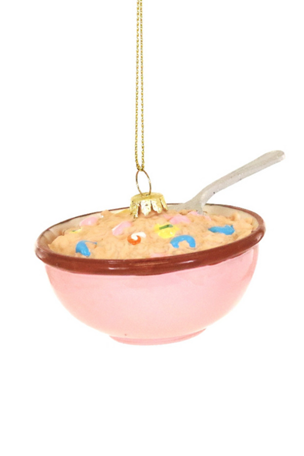 Glass Ornament - Bowl of Luckiest Charms