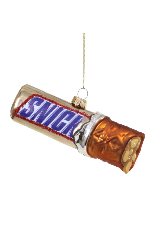 Glass Ornament - SNICK Candy Bar