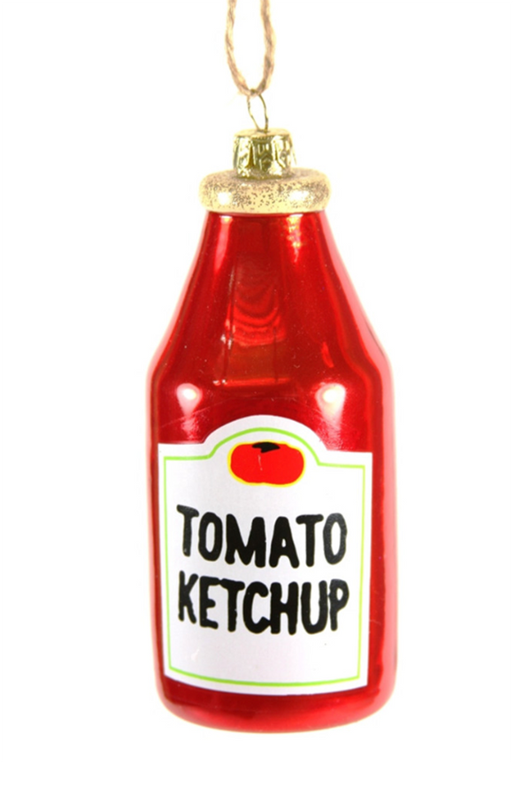 Glass Ornament - Tomato Ketchup