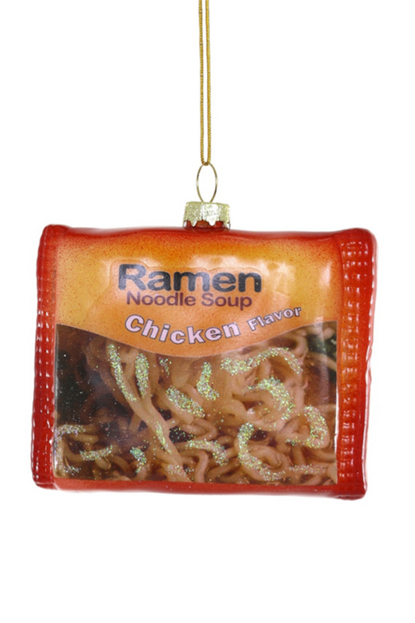 Glass Ornament - Ramen Noodle Soup