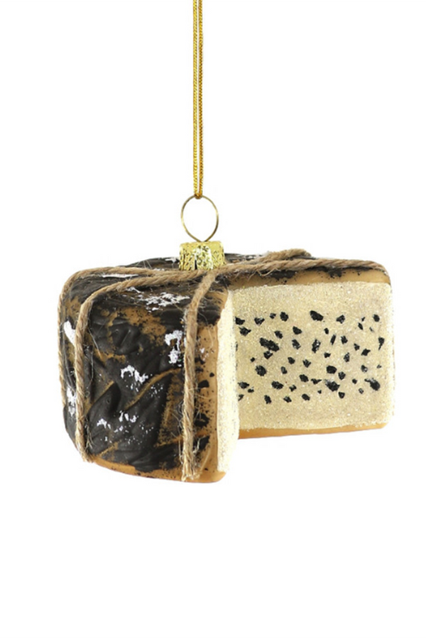 Glass Ornament - Cabrales Cheese