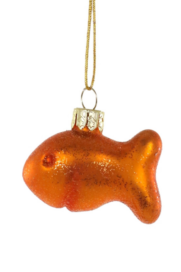 Glass Ornament - Fish Cracker