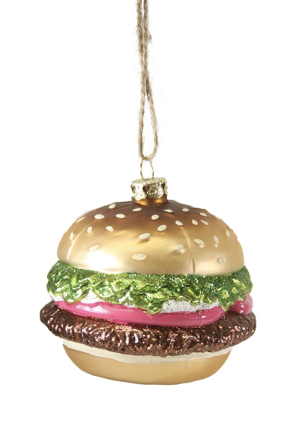 Glass Ornament - Classic Hamburger