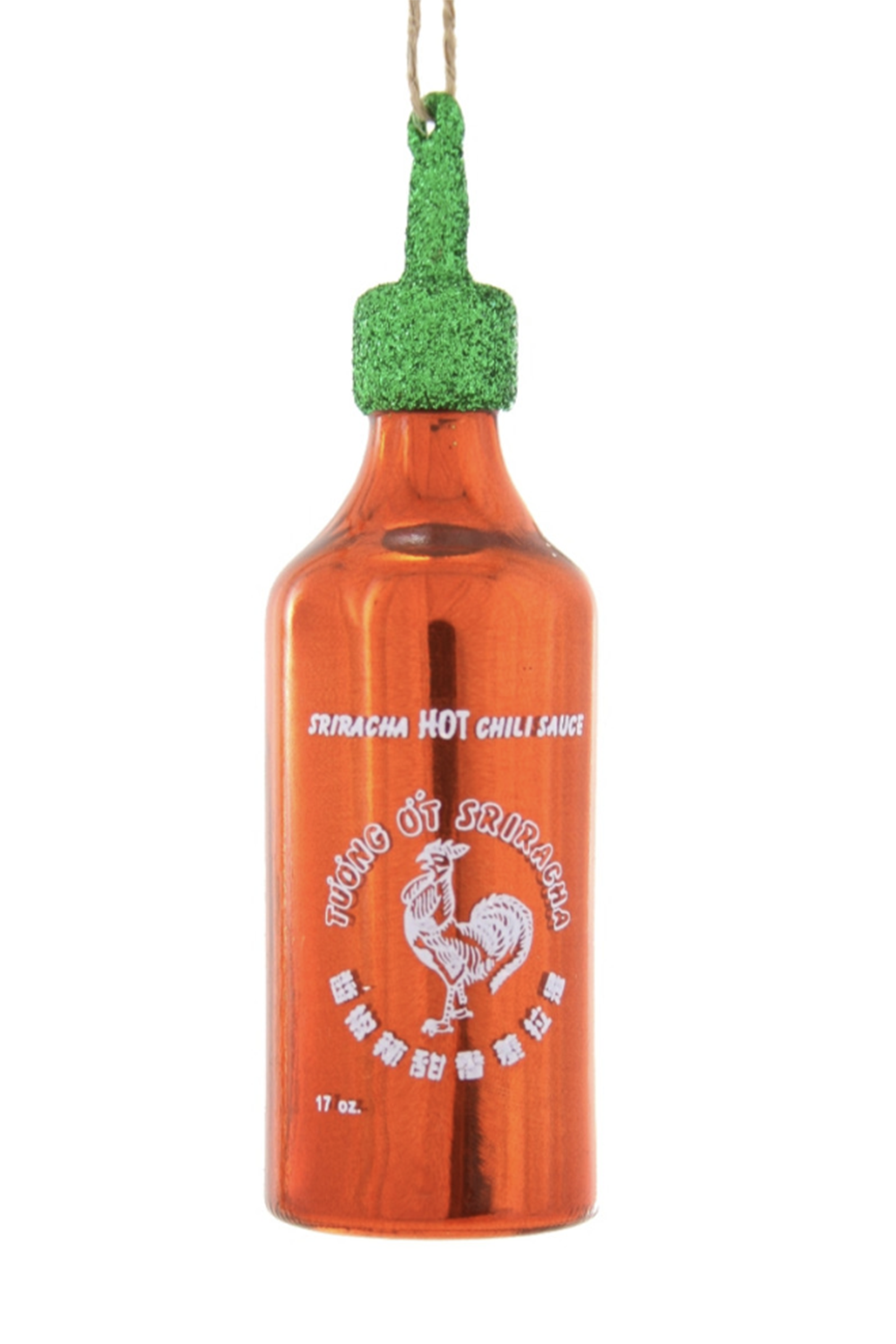 Glass Ornament - Sriracha Chili Sauce