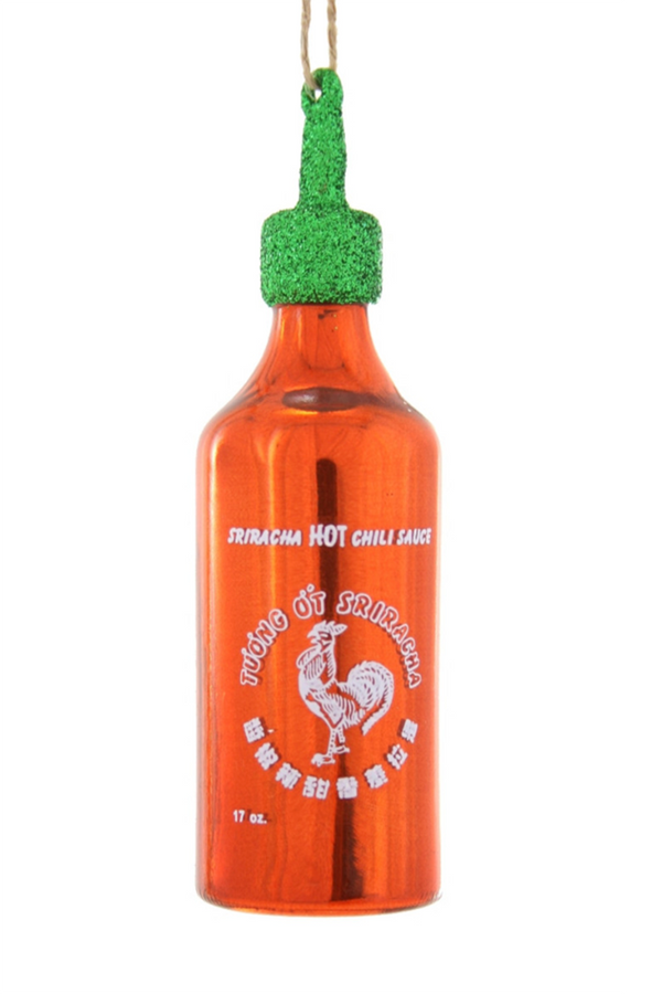 Glass Ornament - Sriracha Chili Sauce